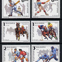 Bulgaria 1992 Sport set of 6 unmounted mint, SG 3886-91, Mi 4026-31