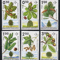 Bulgaria 1992 Trees set of 6 unmounted mint, Mi 4001-06