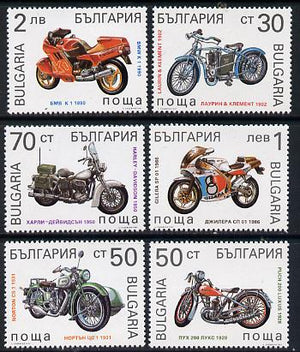 Bulgaria 1992 Motor Cycles set of 6 unmounted mint, SG 3845-50, Mi 3991-96*