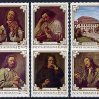 Rumania 1970 Paintings from Bruckenthal Museum set of 6 (The Five Senses - Coques) unmounted mint, SG3779-84, Mi 2897-2902