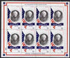 Staffa 1982 Presidents of the United States #12 Zachary Taylor perf sheetlet containing 8 x 12p values unmounted mint