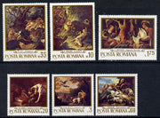 Rumania 1970 Paintings in Rumanian Galleries set of 6 unmounted mint, SG 3756-61, Mi 2876-81