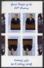 Angola 1999 Great People of the 20th Century - John Kennedy imperf sheetlet of 4 (2 tete-beche pairs) unmounted mint. Note this item is privately produced and is offered purely on its thematic appeal