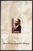 Angola 1999 Great People of the 20th Century - Martin Luther King imperf souvenir sheet unmounted mint. Note this item is privately produced and is offered purely on its thematic appeal (JFK & Mother Teresa in background)