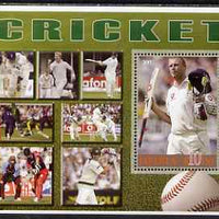 Liberia 2006 Cricket perf m/sheet unmounted mint