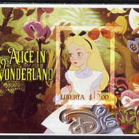 Liberia 2006 Walt Disney - Alice in Wonderland imperf m/sheet unmounted mint