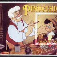 Liberia 2006 Walt Disney - Pinocchio imperf m/sheet unmounted mint