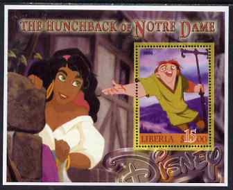 Liberia 2006 Walt Disney - The Hunchback of Notre Dame perf m/sheet unmounted mint