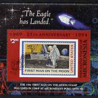 Micronesia 1994 25th Anniversary of First Manned Moon Landing perf m/sheet unmounted mint SG MS391