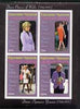 Karachaevo-Cherkesia Republic 1997 Diana Princess of Wales imperf sheetlet containing 4 values unmounted mint