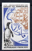 France 1972 Crozet Islands 90c (Penguin, Map, Ship) imperf from limited printing unmounted mint Yv 1704