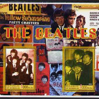 Somalia 2005 The Beatles perf sheetlet containing 2 values unmounted mint