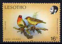 Lesotho 1988 Birds 16s Cape Weaver unmounted mint, SG 796*