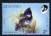 Lesotho 1988 Birds 2s Pied Kingfisher with fine colour shift resulting in two birds, unmounted mint, as SG 791*