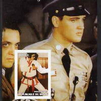 Benin 2003 Elvis Presley (in GI Uniform & Martial Arts) imperf m/sheet unmounted mint