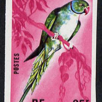 French Afars & Issas 1975 Birds 25f (Rose-Ringed Parakeet) imperf from limited printing unmounted mint, as SG 649*