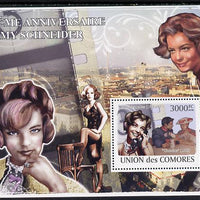 Comoro Islands 2008 70th Birth Anniversary of Romy Schneider (actress) perf s/sheet unmounted mint