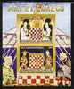 Djibouti 2008 Art & Chess #3 - imperf sheetlet containing 2 values unmounted mint