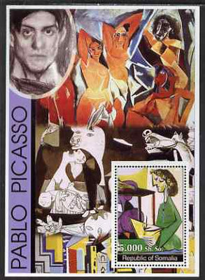 Somalia 2002 Modern Art (Pablo Picasso) perf s/sheet unmounted mint. Note this item is privately produced and is offered purely on its thematic appeal