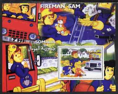 Somalia 2001 Fireman Sam #1 perf s/sheet unmounted mint