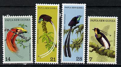 Papua New Guinea 1973 Birds of Paradise set of 4 unmounted mint, SG 237-40*