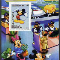 Somalia 2006 Disney - Mickey at Airport Check-in perf m/sheet unmounted mint