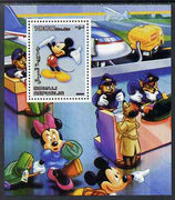 Somalia 2006 Disney - Mickey at Airport Check-in perf m/sheet unmounted mint