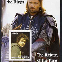 Benin 2004 Lord of the Rings - The Return of the King #2 imperf s/sheet unmounted mint