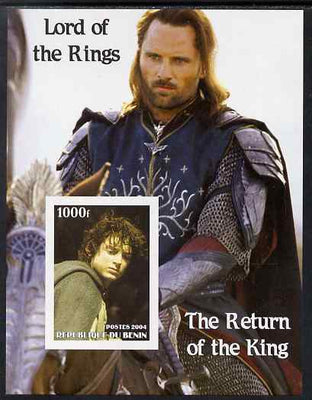 Benin 2004 Lord of the Rings - The Return of the King #2 imperf s/sheet unmounted mint
