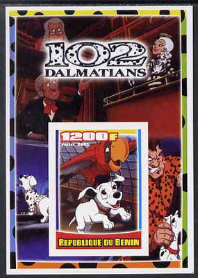 Benin 2005 Disney's 102 Dalmations #4 imperf m/sheet unmounted mint. Note this item is privately produced and is offered purely on its thematic appeal