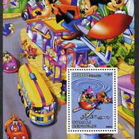 Somalia 2006 Disney - Flying in a Helicopter perf m/sheet unmounted mint
