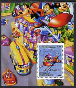 Somalia 2006 Disney - Flying in a Helicopter perf m/sheet unmounted mint