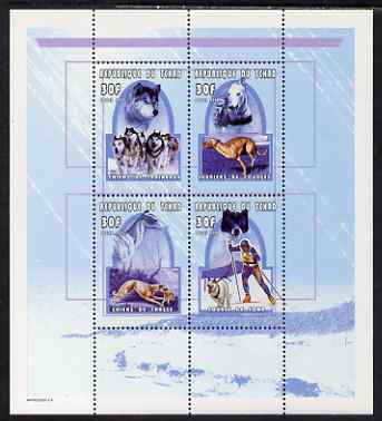 Chad 2000 Working Dogs perf set of 4 unmounted mint. Note this item is privately produced and is offered purely on its thematic appeal.