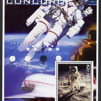 Angola 2002 Concorde & Space perf s/sheet #02 unmounted mint