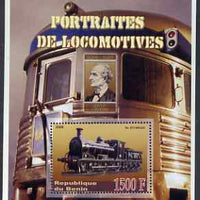 Benin 2006 Portraits of Locomotives - Maude perf m/sheet unmounted mint