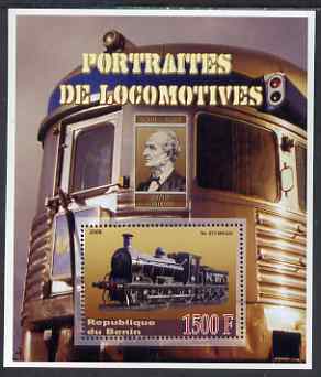 Benin 2006 Portraits of Locomotives - Maude perf m/sheet unmounted mint