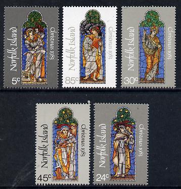 Norfolk Island 1983 Christmas (The Gospels) set of 5 unmounted mint, SG 309-13