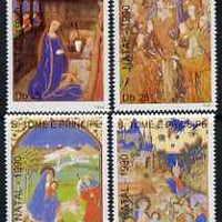 St Thomas & Prince Islands 1990 Christmas - Religious Paintings perf set of 4 unmounted mint. Note this item is privately produced and is offered purely on its thematic appeal