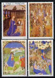 St Thomas & Prince Islands 1990 Christmas - Religious Paintings perf set of 4 unmounted mint. Note this item is privately produced and is offered purely on its thematic appeal