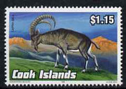Cook Islands 1992 Endangered Species - Alpine Ibex $1.15 perf unmounted mint, SG 1296