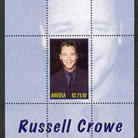 Angola 2000 Russell Crowe - Gladiator perf s/sheet #3 unmounted mint. Note this item is privately produced and is offered purely on its thematic appeal