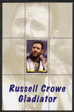 Angola 2000 Russell Crowe - Gladiator perf s/sheet #4 unmounted mint. Note this item is privately produced and is offered purely on its thematic appeal