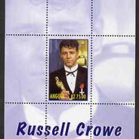 Angola 2000 Russell Crowe - Gladiator perf s/sheet #5 unmounted mint. Note this item is privately produced and is offered purely on its thematic appeal
