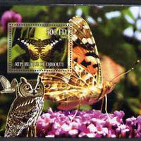 Djibouti 2006 Owl & Butterfly #4 perf m/sheet unmounted mint