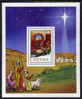 Ghana 1982 Christmas perf m/sheet unmounted mint, SG MS 1018