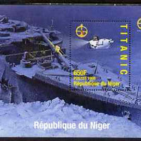 Niger Republic 1998 Titanic perf m/sheet #3 unmounted mint. Note this item is privately produced and is offered purely on its thematic appeal with Portugal '98 imprint