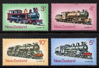 New Zealand 1973 Steam Locomotives set of 4 unmounted mint, SG 1003-6*
