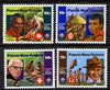 Papua New Guinea 1982 Scouts 50th Anniversary set of 4, SG 426-29 unmounted mint