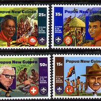 Papua New Guinea 1982 Scouts 50th Anniversary set of 4, SG 426-29 unmounted mint