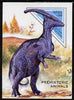 Somalia 1997 Prehistoric Animals miniature sheet containing triangular 1000s value unmounted mint